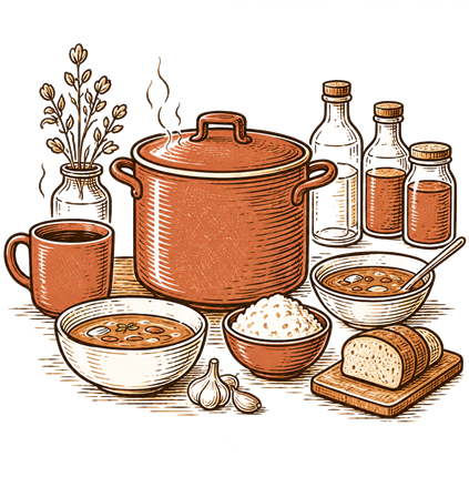 Ten liter size illustration